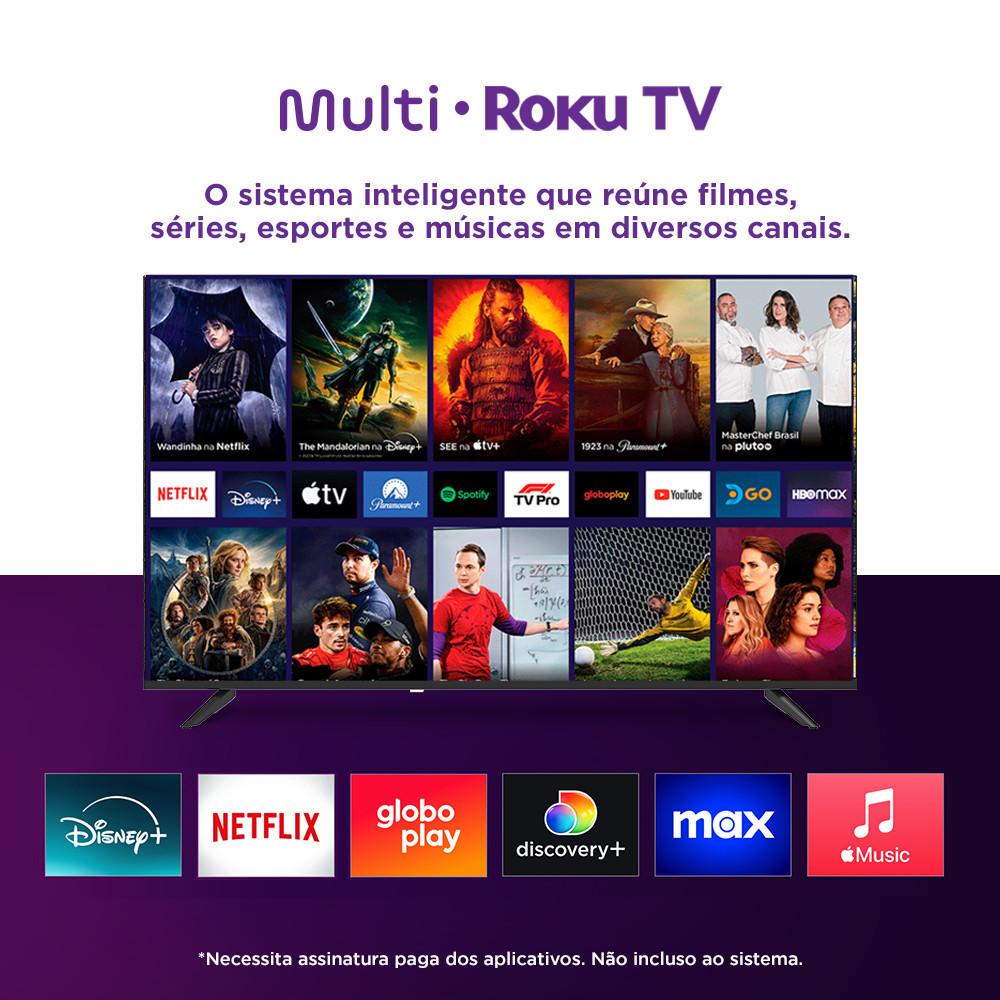 Smart TV Dled 43 Fhd Multi Roku 3hdmi 2USB Wi-fi - Tl092e