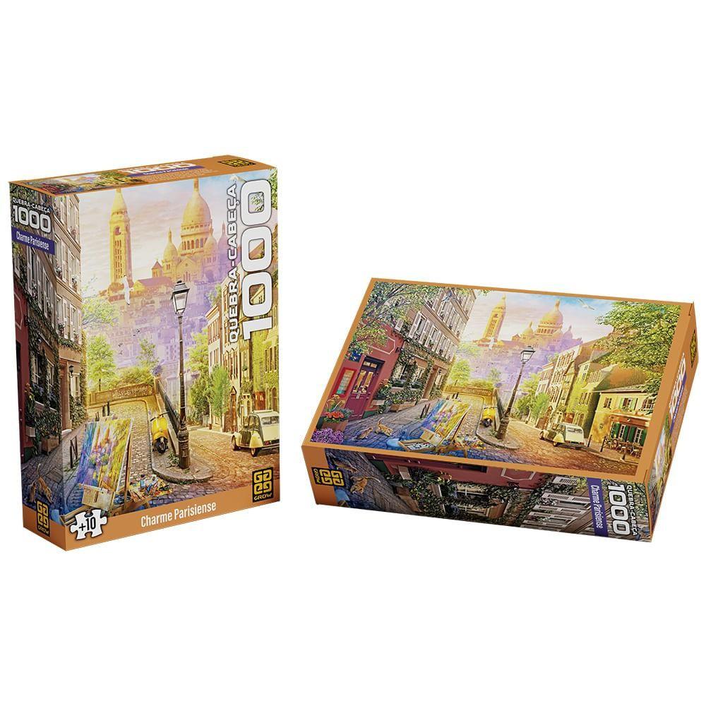 Quebra-cabeça 1000 Peças Charme Parisiense