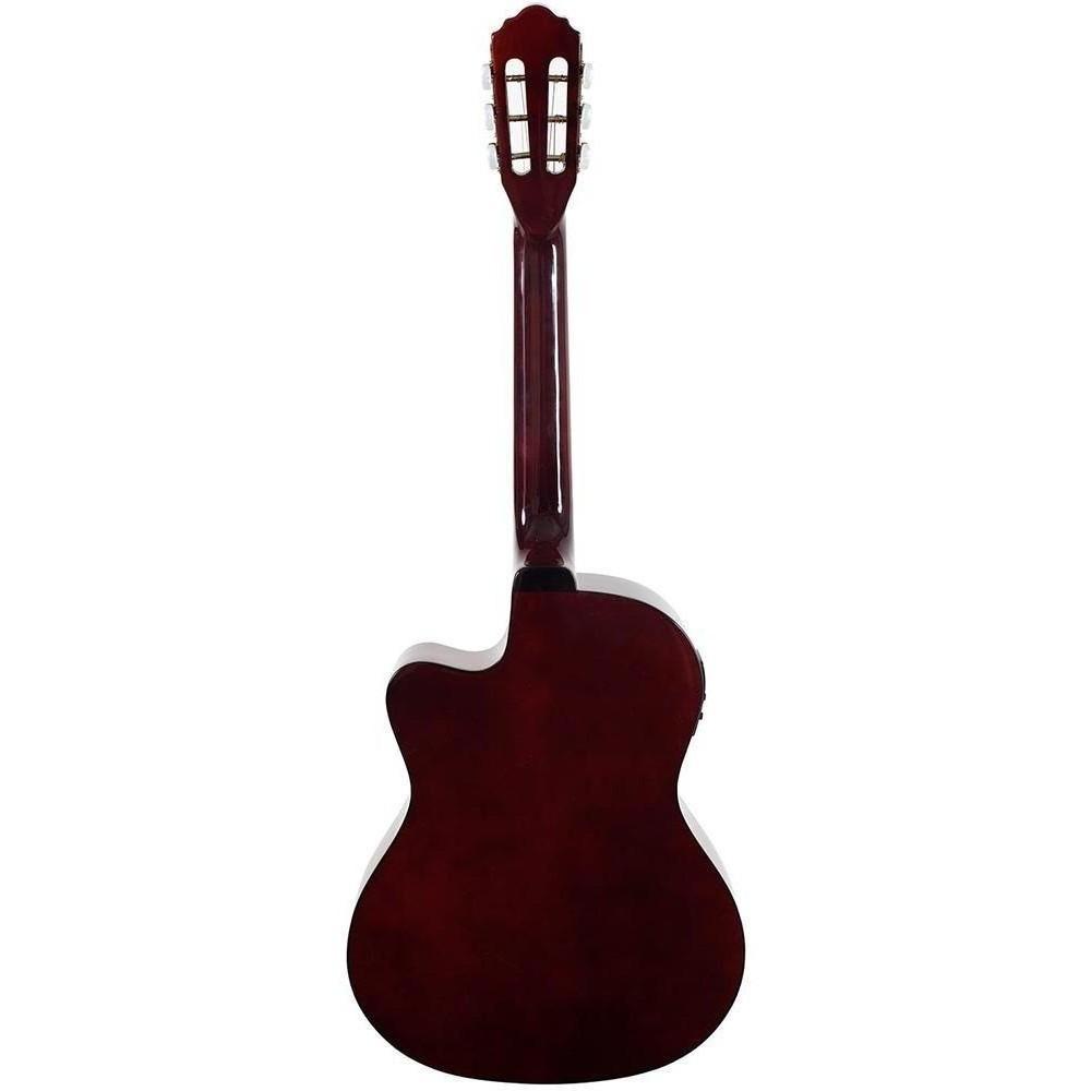 Violão Elétrico Giannini Sf14 Aço Flat Fino Natural Afinador