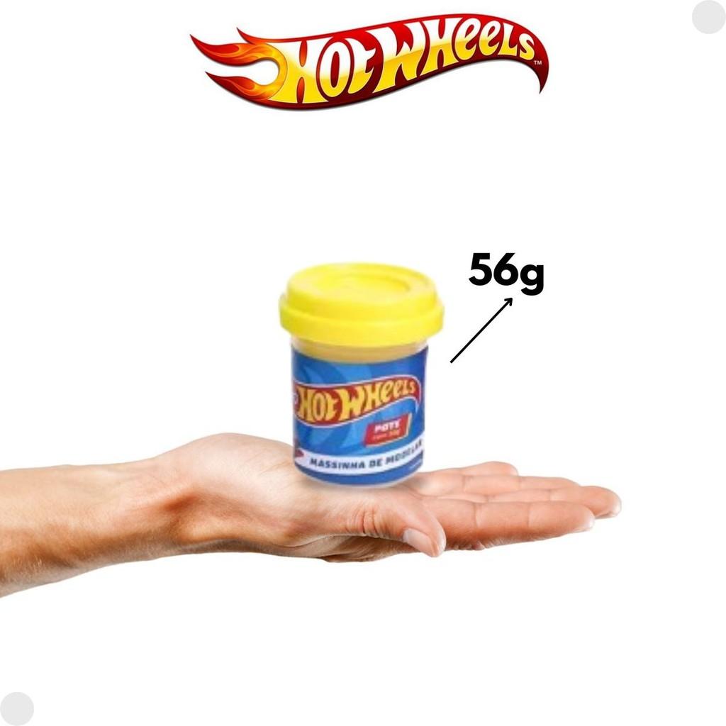 Massinha Hot Wheels 4 Potes 56g F0013-0 - Fun Divirta - Se