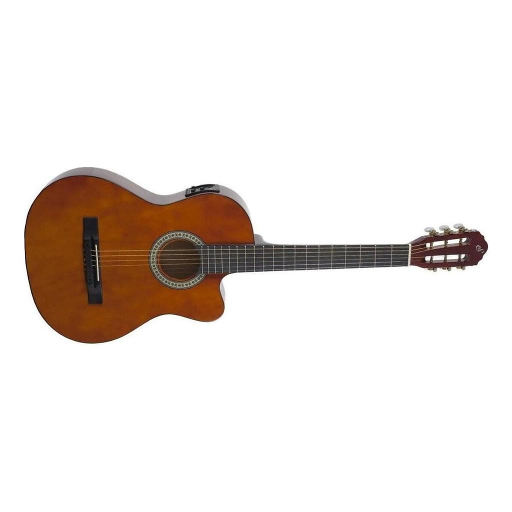 Kit Violao Eletrico Giannini Nf14 Nylon Acessórios Completo