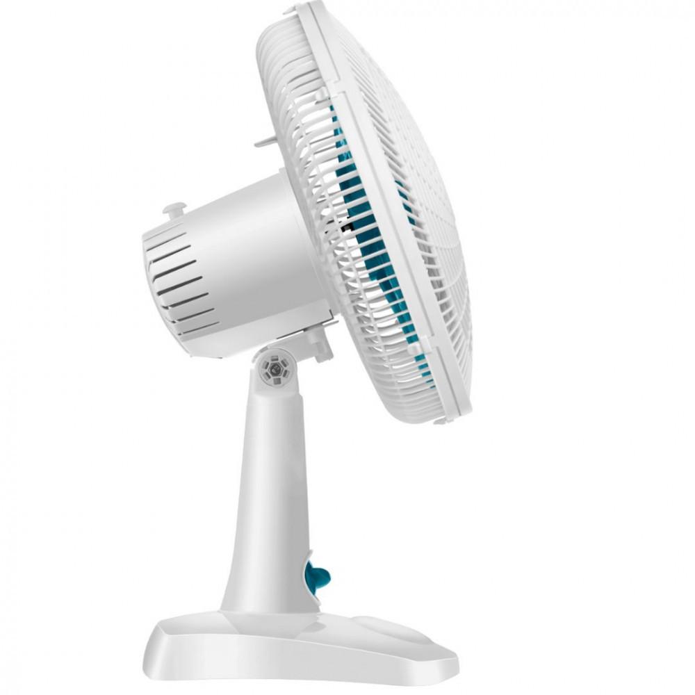 Ventilador De Mesa ULTRA 30cm 6 Pás 3 Velocidades 50W V-30-6p - Branco/azul