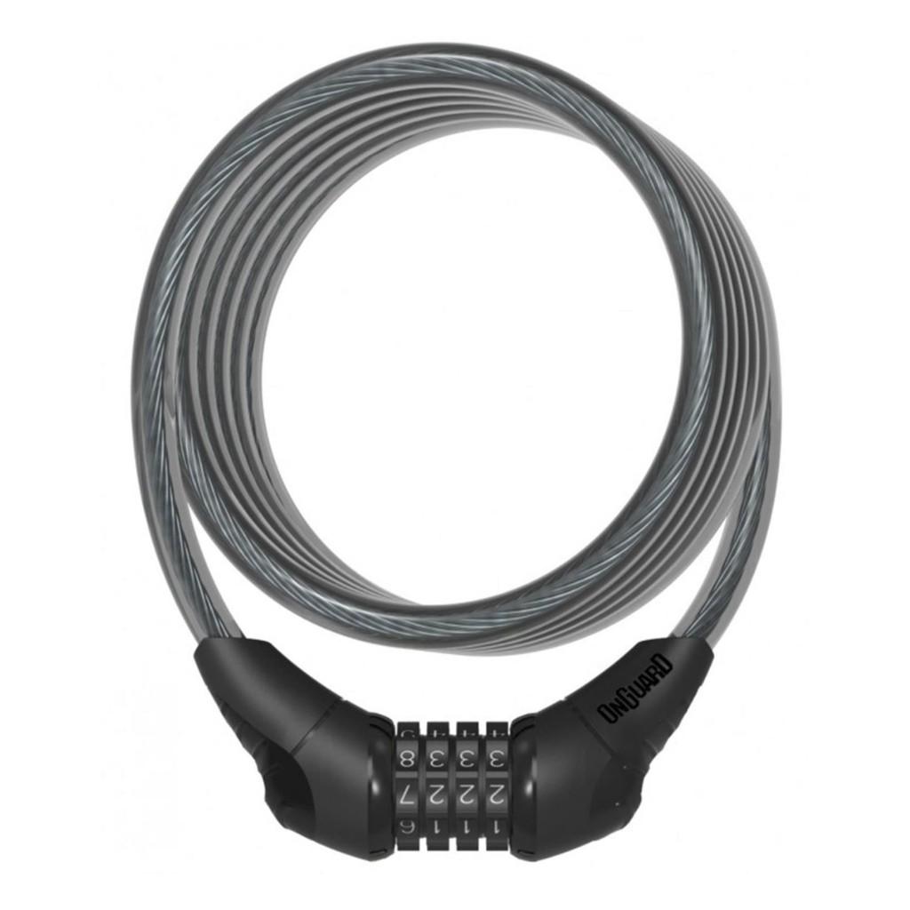 Cadeado Onguard Neon 8169 C/Segredo 120cm X 12MM - Preto