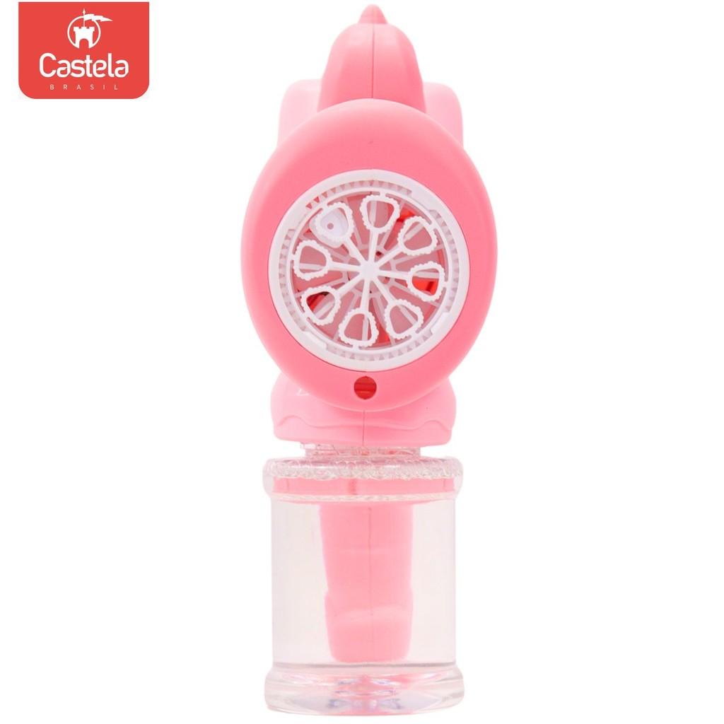 Laçador Lançadora De Bolhas Unicórnio Rosa - Castela
