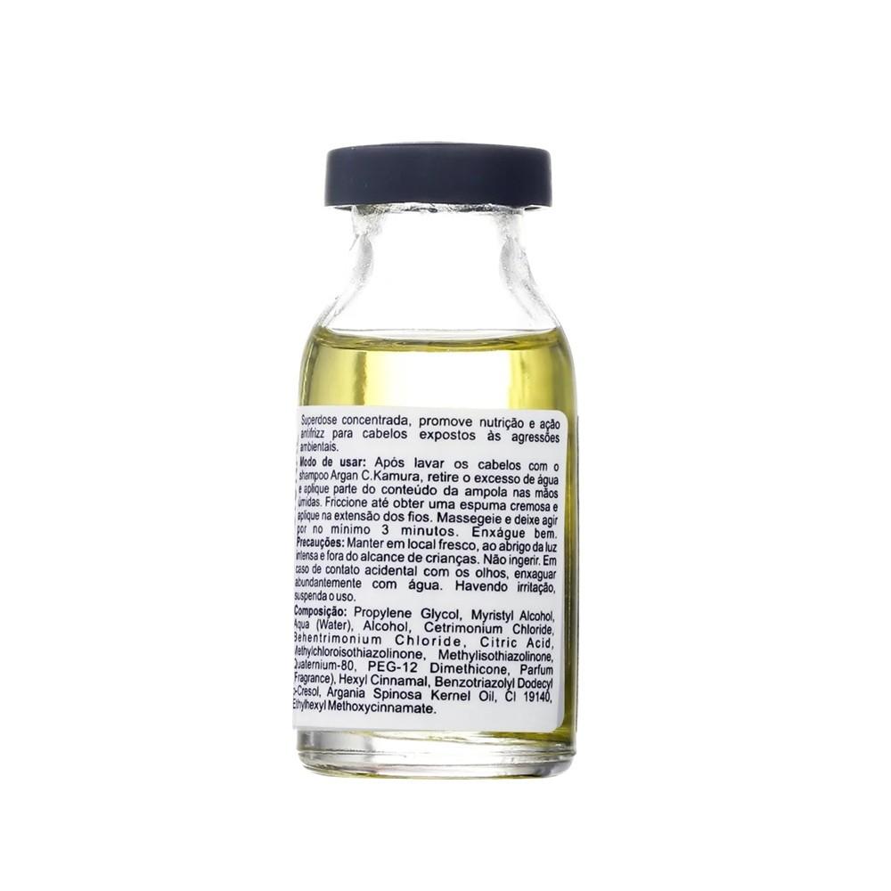 Ampola Autoaquecida Argan Oil Ckamura Nutrição Antifrizz