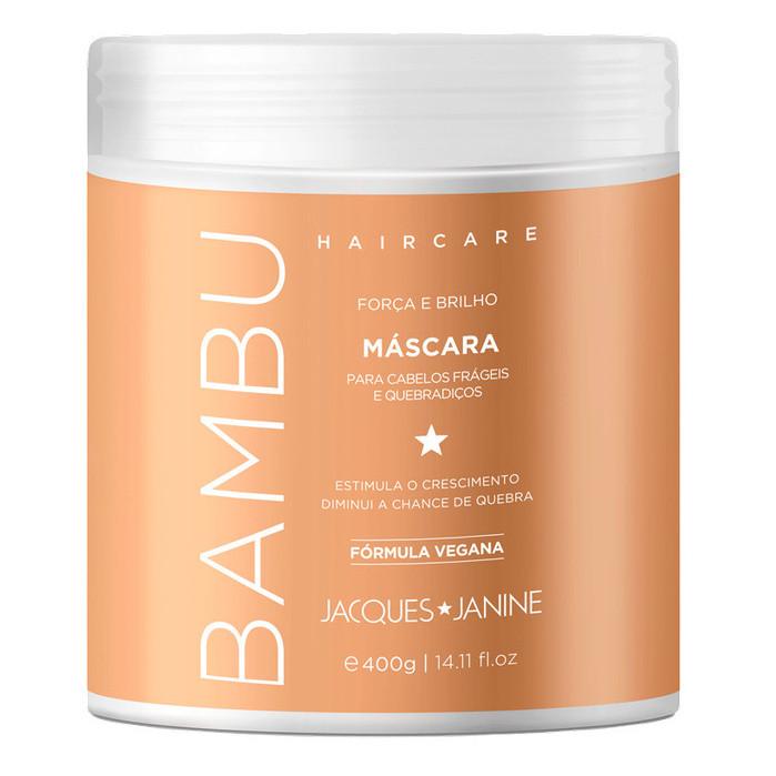 Máscara Hidratação Tratamento Creme Fortalecimento Crescimento Hair Care Bambu Jacques Janine 400g