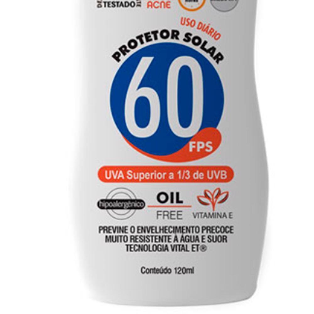 Protetor Bloqueador Solar FPS 60 120ml Bisnaga Nutriex