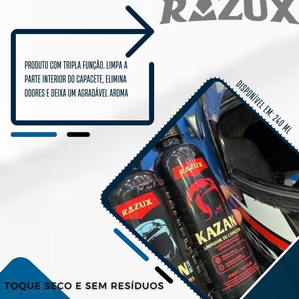 Desodorante Limpa Capacete Kazan Blue Razux Tira Odor Vonixx