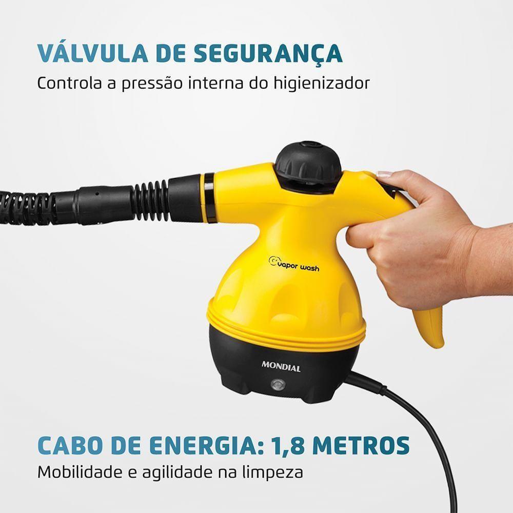 Higienizador Mondial Vapor Wash 127V Hg-01