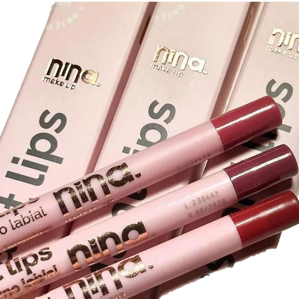 Lapis Contorno Labial Instant Lips Nina Make Up