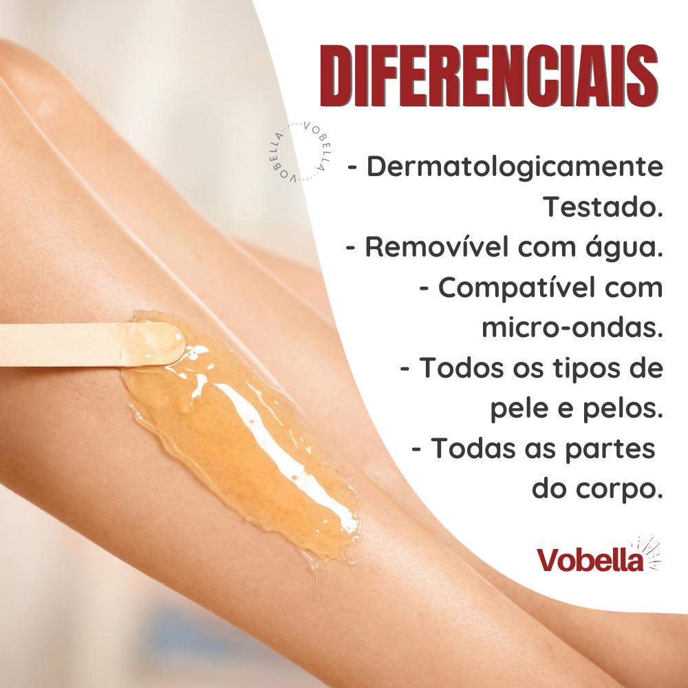 Cera Depilatória Cravo Hidrossolúvel Natural Labotrat 600g
