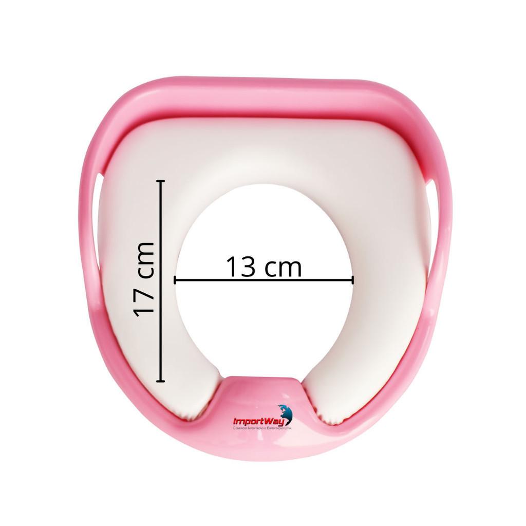 Assento Redutor Infantil Acolchoado Troninho Rosa - Importway