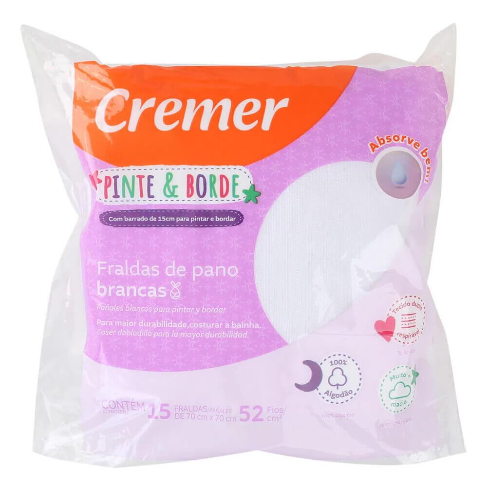 Kit Fralda Cremer Pinte E Borde - 15 Unidades
