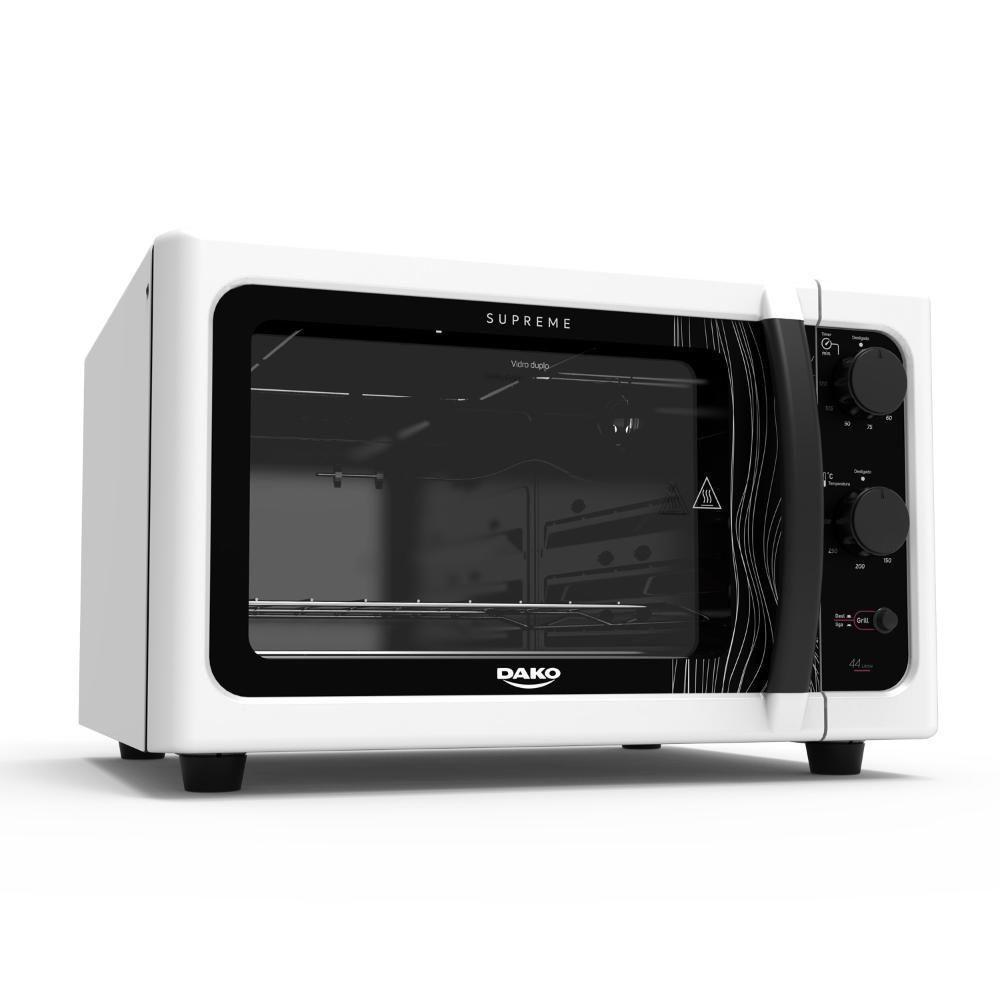 Forno De Bancada Elétrico Supreme Branco 44L Dako 220v