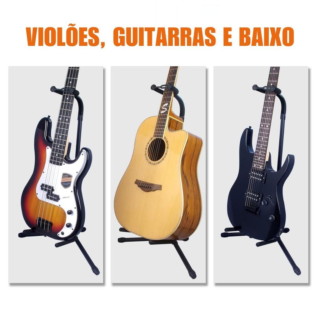 Suporte Chão Para Violão Baixo Guitarra Oscar Stands Os302