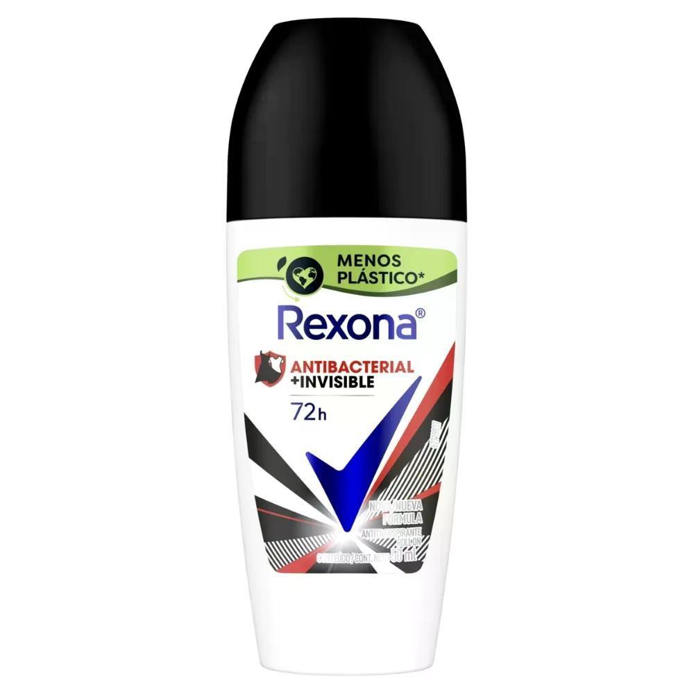 Desodorante Rexona Feminino Roll On Antibacterial Invisible 50ml