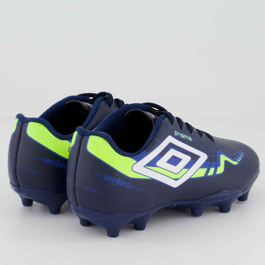 Chuteira Umbro Prisma+ Campo Juvenil Azul