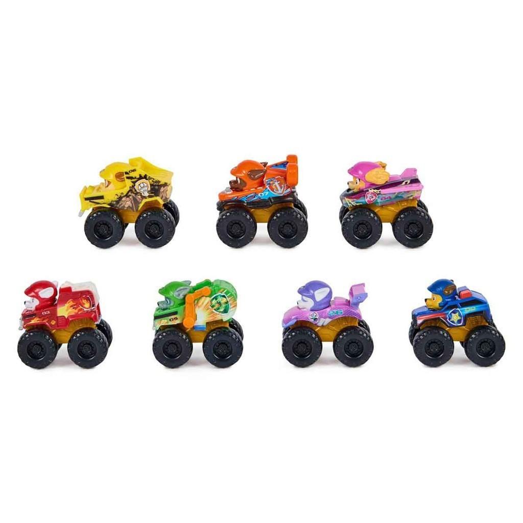 Pack Com 7 Carrinhos Rescue Wheels - Patrulha Canina