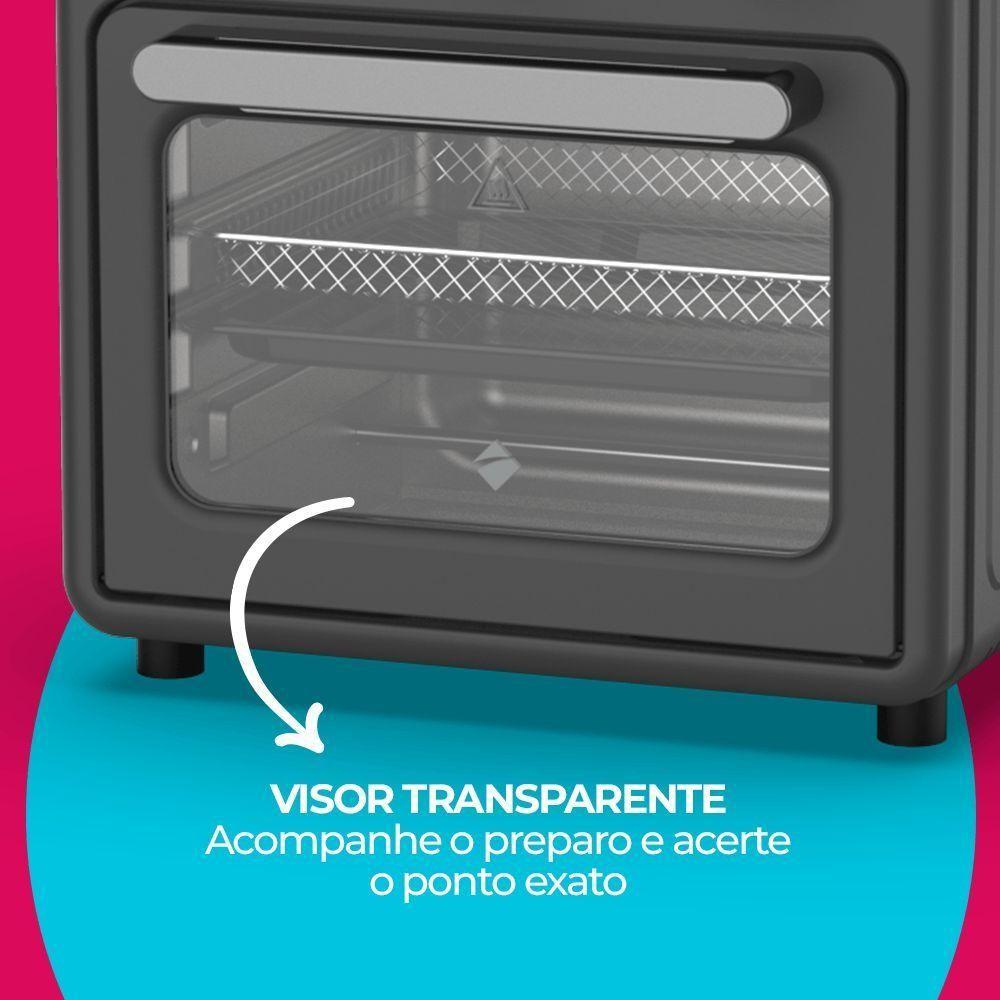 Fritadeira 9L Cadence Classicook Forno E Fryer 2 Em 1 220V