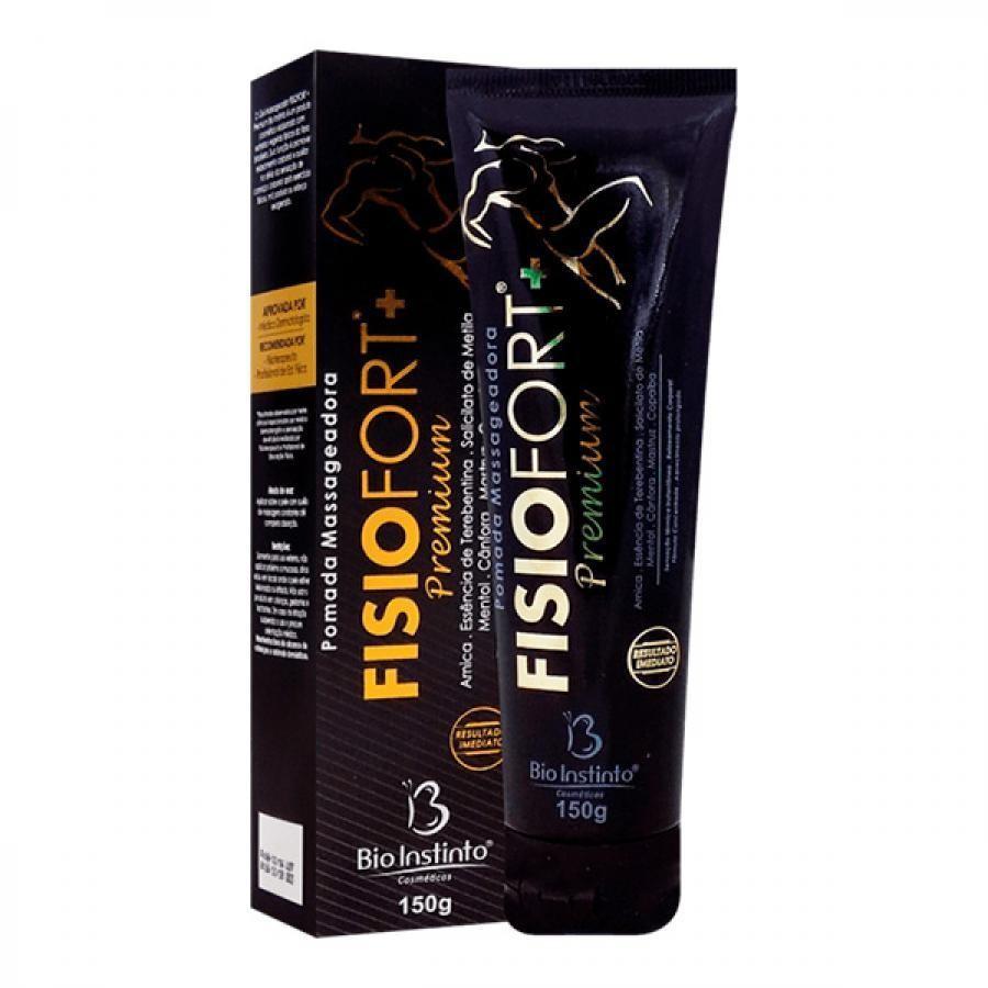 Pomada Massageadora Fisiofort Premium Bio Instinto 150G