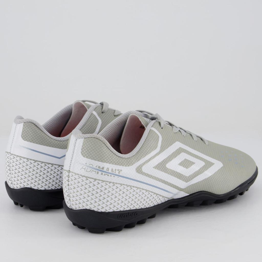 Chuteira Umbro Adamant Top Speed Society Juvenil Cinza