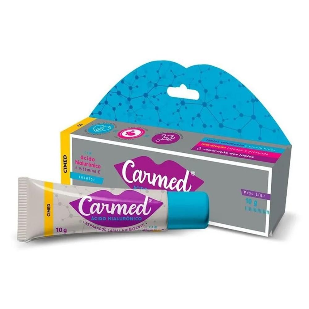 Kit 2 Und Carmed Hidratante Labial Ácido Hialurônico 10g