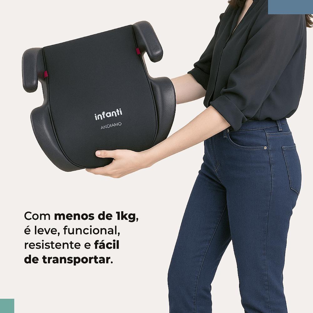 Booster Assento De Elevação Andiamo Infanti 15-36kg Preto