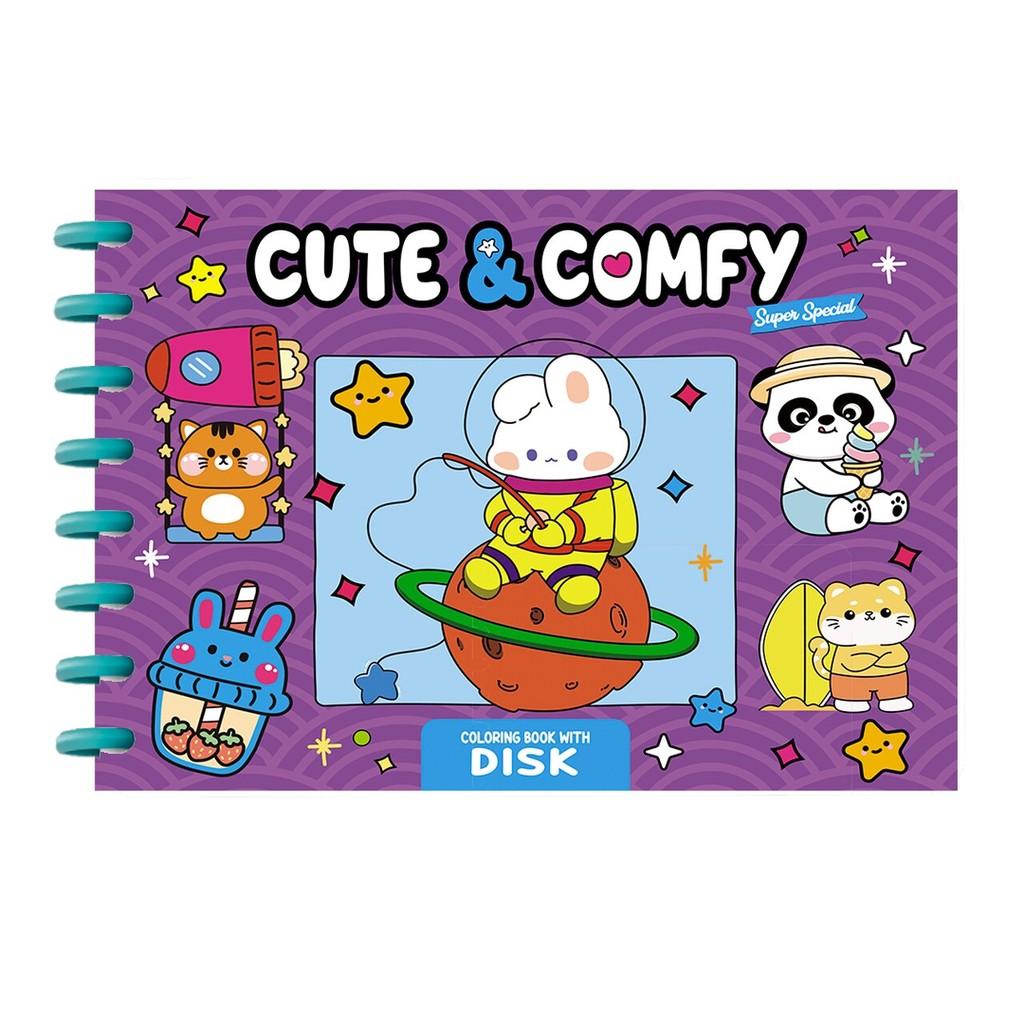 Cute Comfy Super Special - Edição 18 - Livro De Colorir Adulto - Encadernação Com Disco