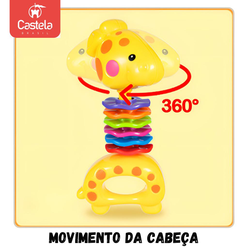 Chocalho Infantil Girafa - Castela
