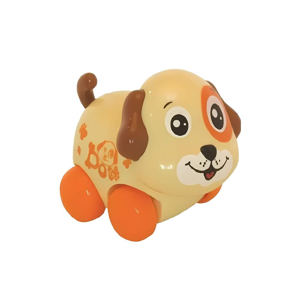 1x Brinquedo Infantil Sortido Cachorro Meus Pequeninos Movido A Corda Coloria Lembrancinha Festa