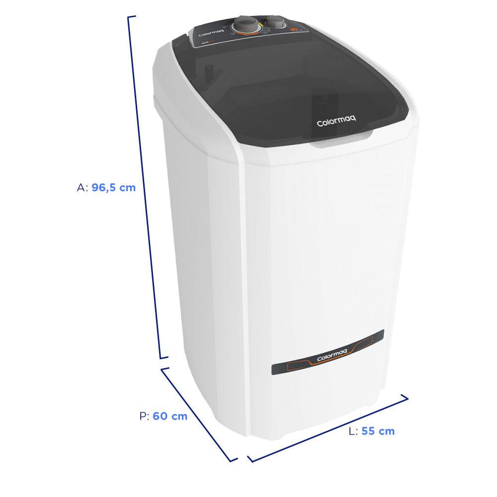 Tanquinho Colormaq Ecomax 20kg Semiautomático Turbilhonamento Lcs 20