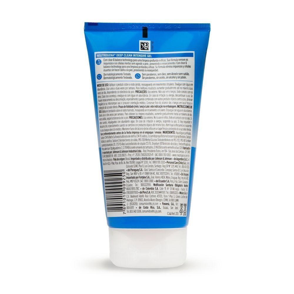 Gel De Limpeza Facial Neutrogena Deep Clean 150g