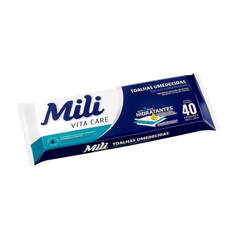 Kit 2 Und Toalhinha Umedecida Mili Adulto C/40