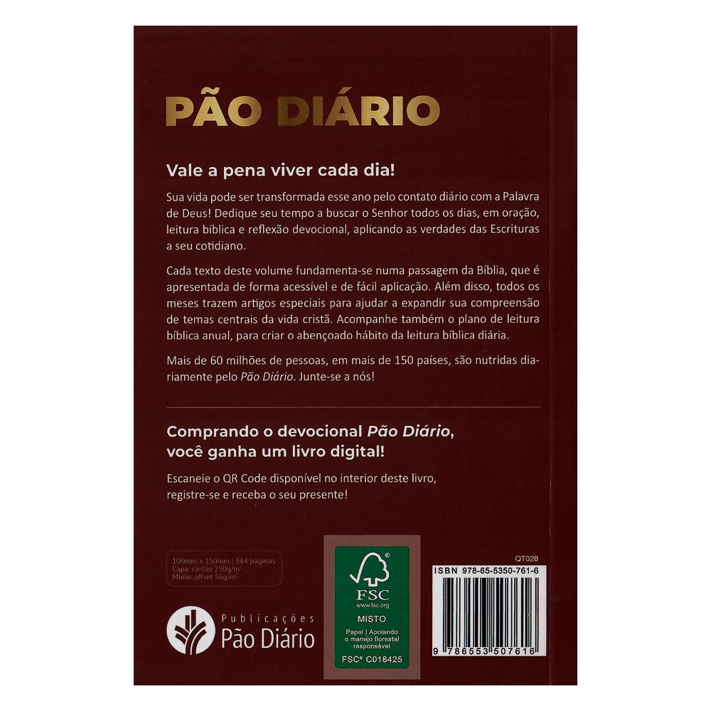 Devocional Pão Diário Vol. 29 Bordô