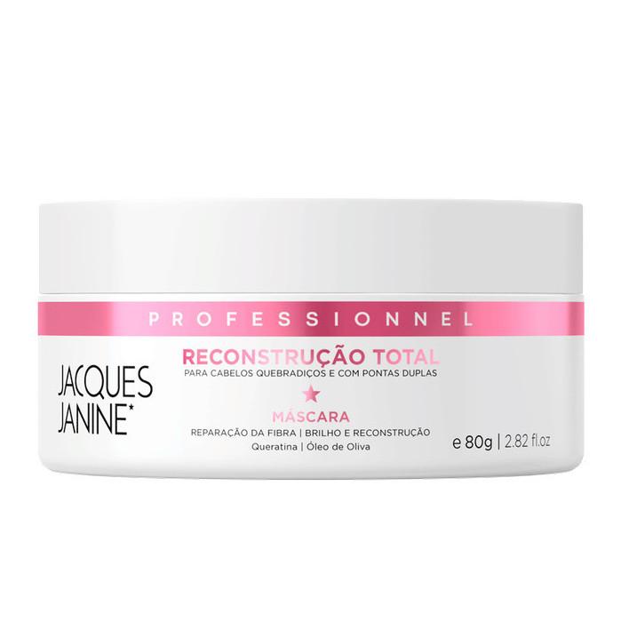 Máscara Tratamento Creme Reconstrução Total Jacques Janine 80g
