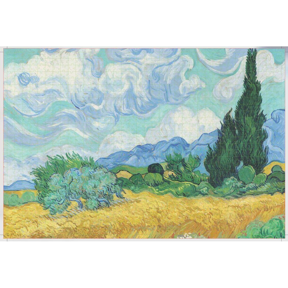 Puzzle 1000 Peças Van Gogh Campo De Trigo - Mimo