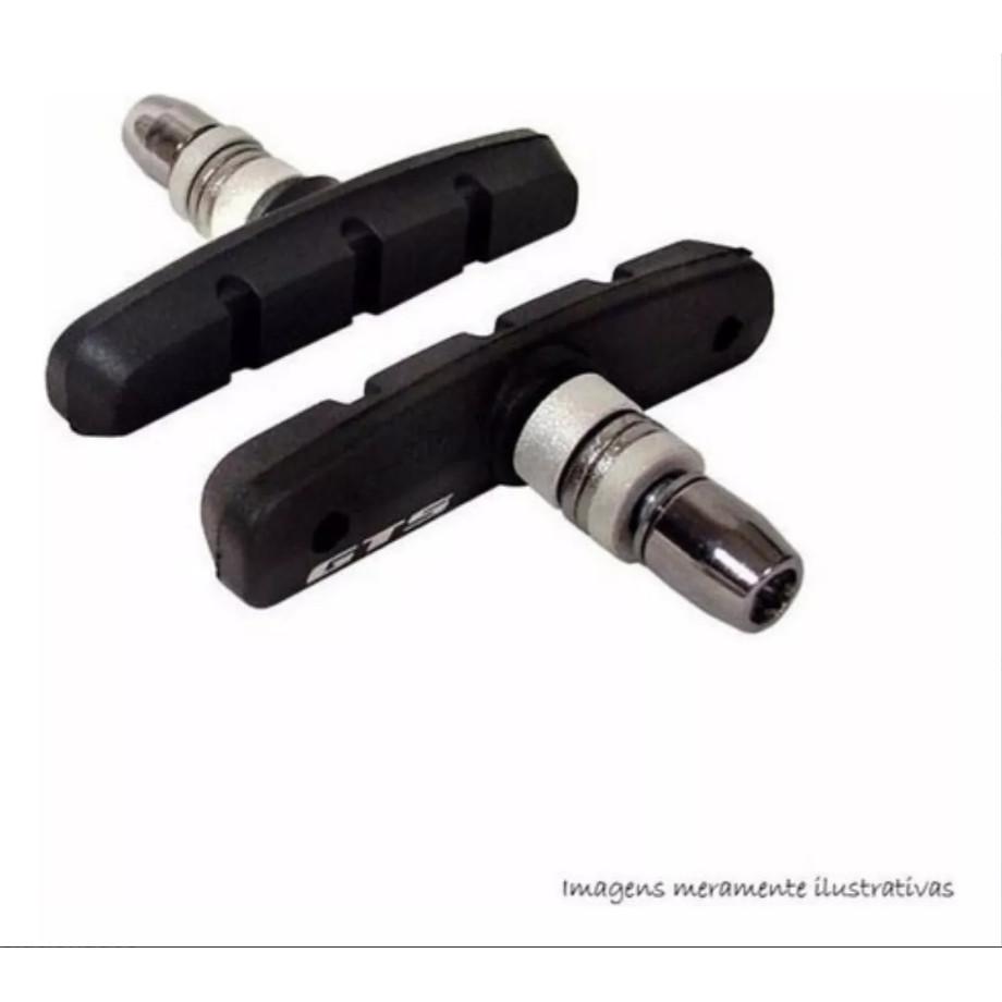 Kit 10 Pares Pastilhas Sapata De Freio Gts V Brake 70MM Bike