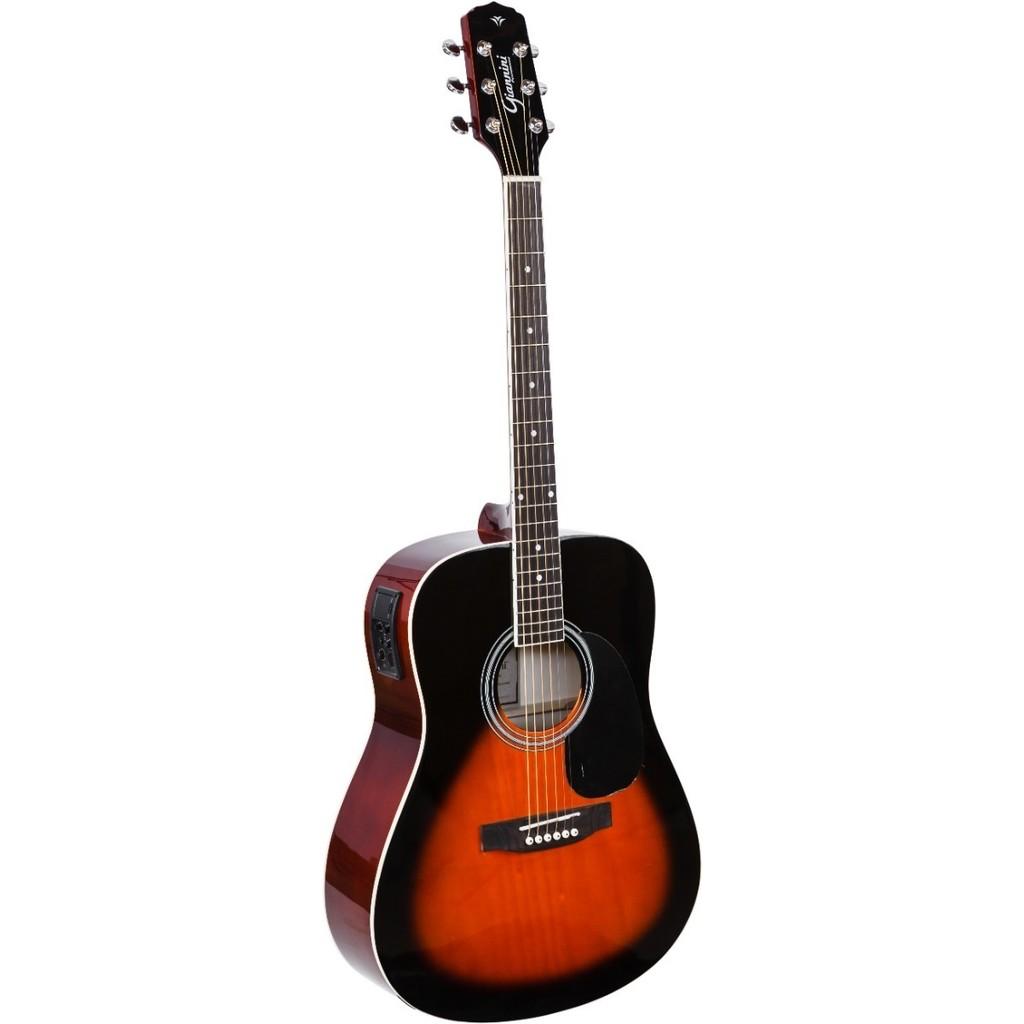 Violão Aço Eletroacústico Giannini Performance Gd-1 Eq 3ts