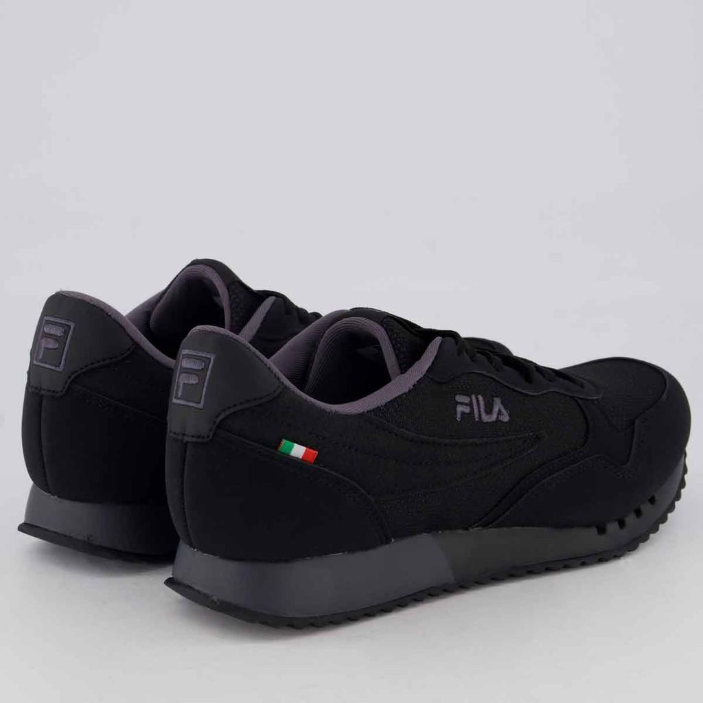 Tênis Fila Euro Jogger Sport Ii Preto E Grafite
