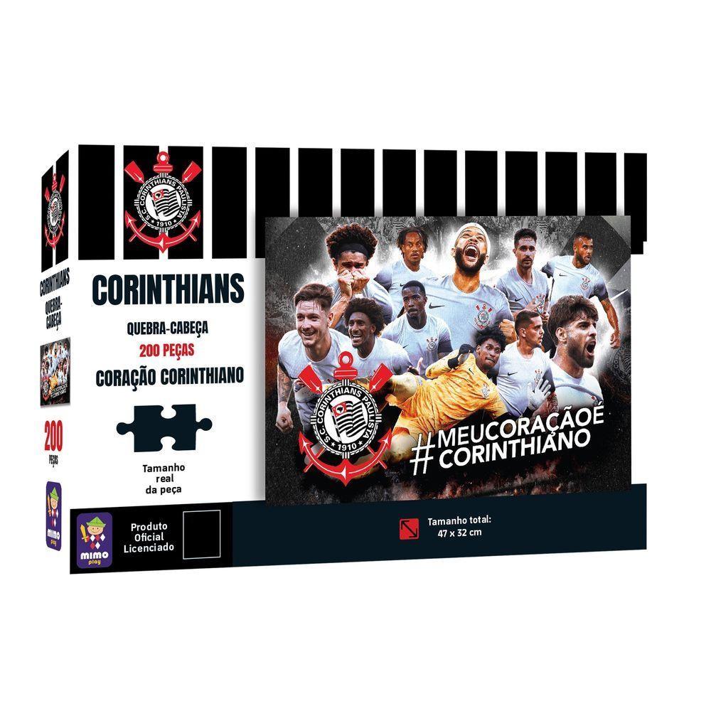 Quebra-cabeça Corinthians 200 Peças - Mimo