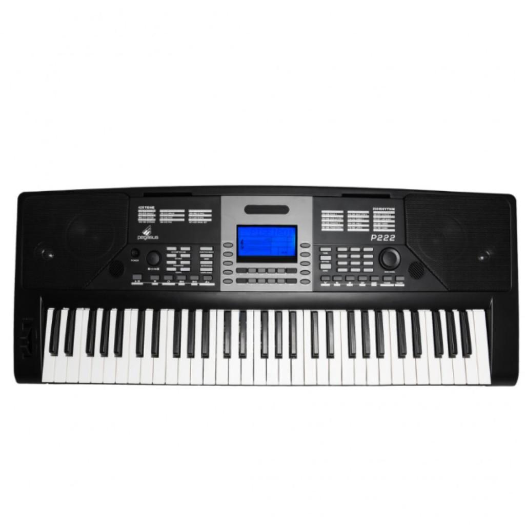 Teclado Sintetizador Pegasus P222 Com Ritmos Brasileiros E 61 Teclas