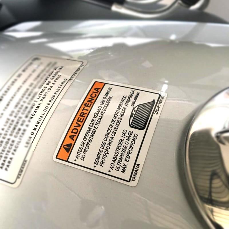 Kit Adesivo Tenere 250 2012/2013 Moto Yamaha Emblemas Tanque