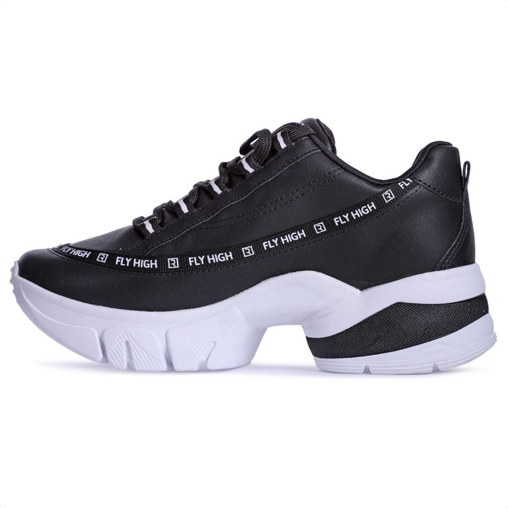 Tênis Ramarim Fly High Preto E Branco - Feminina