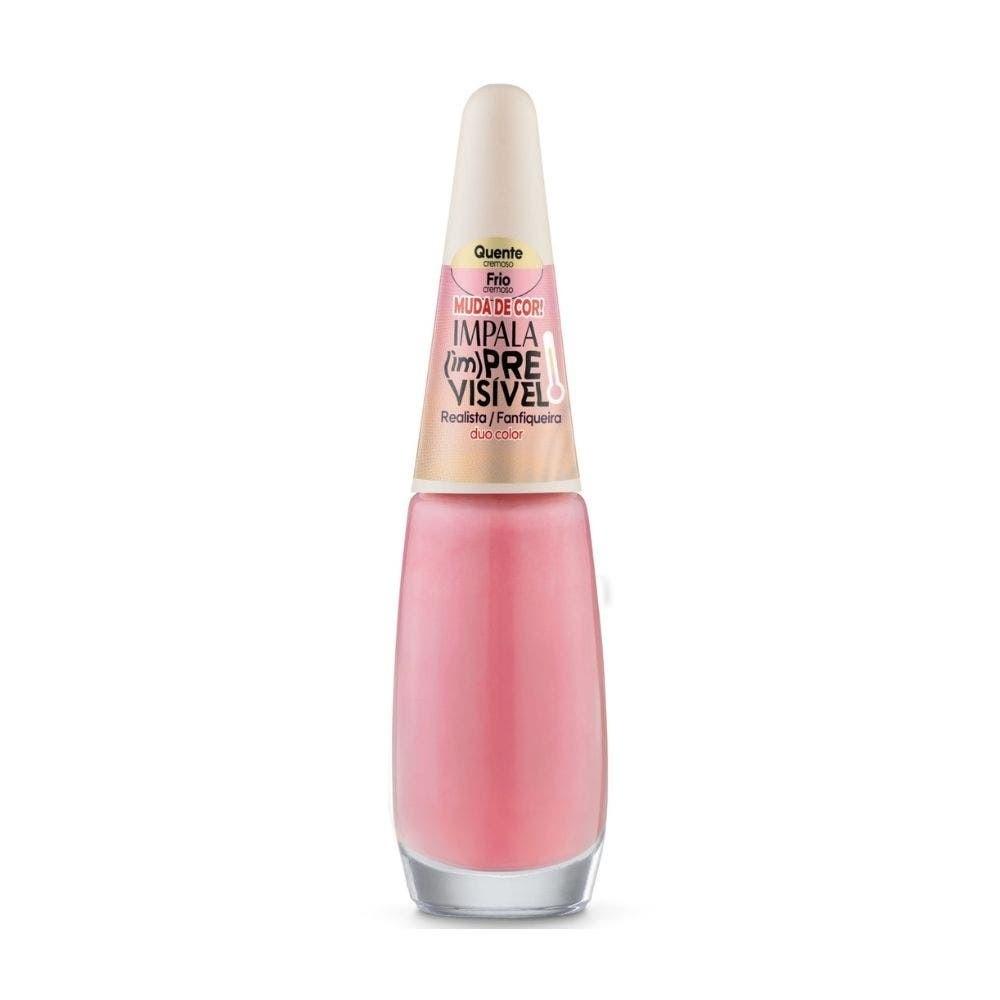 Coleção Esmalte Impala Imprevisivel Duo Color Kit 8 Cores Muda De Cor