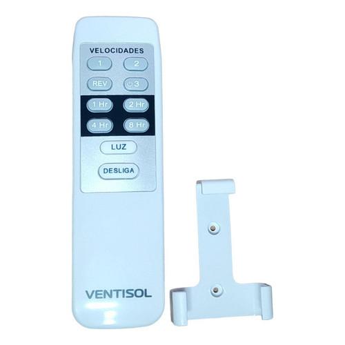 Controle Remoto Para Ventilador De Teto Ventisol Branco - Original