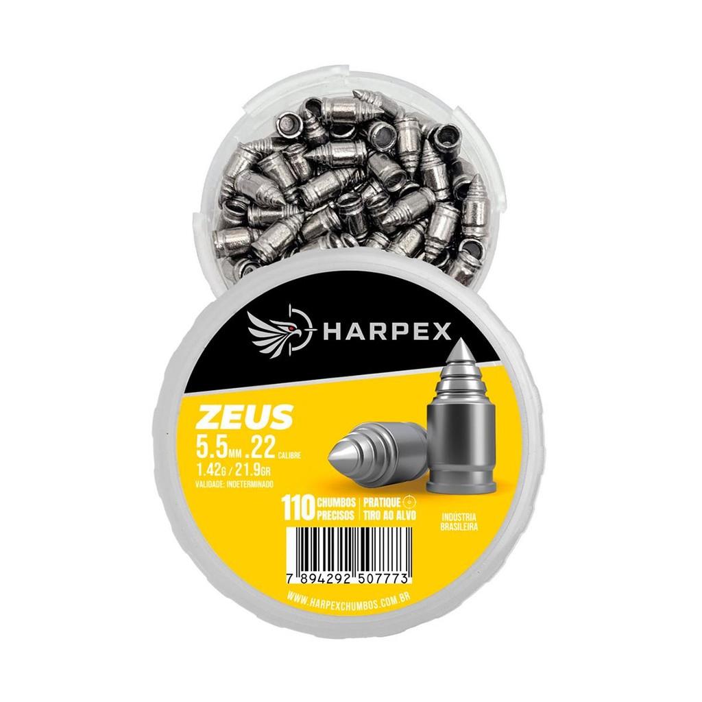Chumbinho Zeus 5.5mm 110 Unidades - Harpex