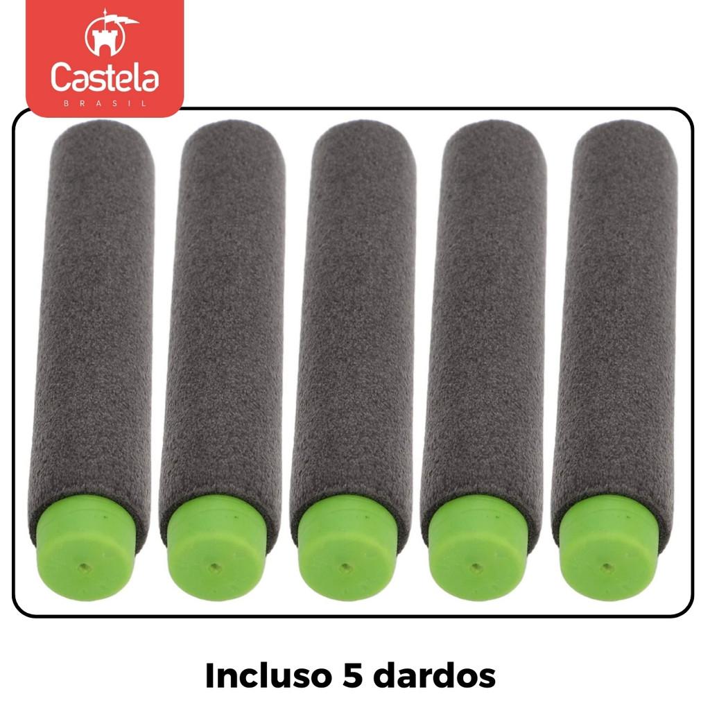 Brinquedo Lançador Dardos Soft Bullet Divertido Castela