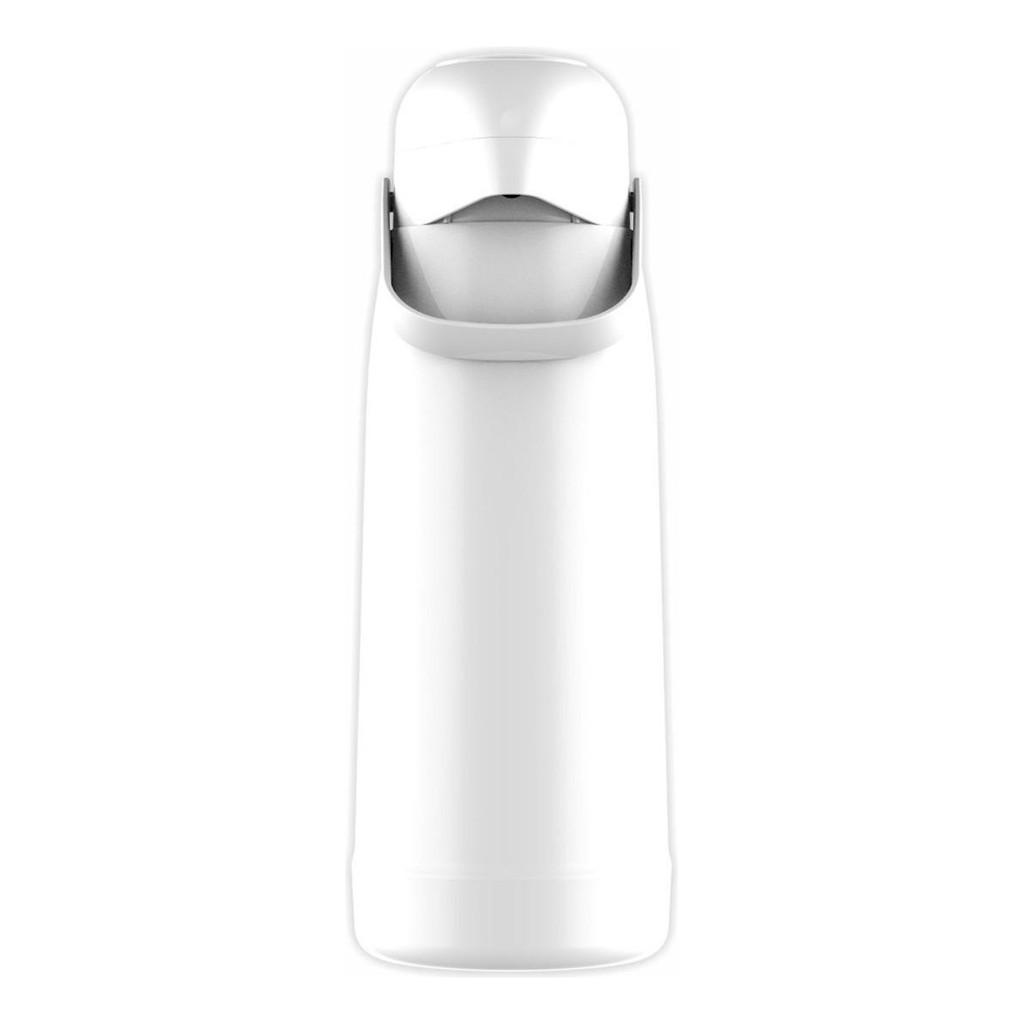Garrafa Térmica Pressão Café Quente Frio 1L Branca Termolar