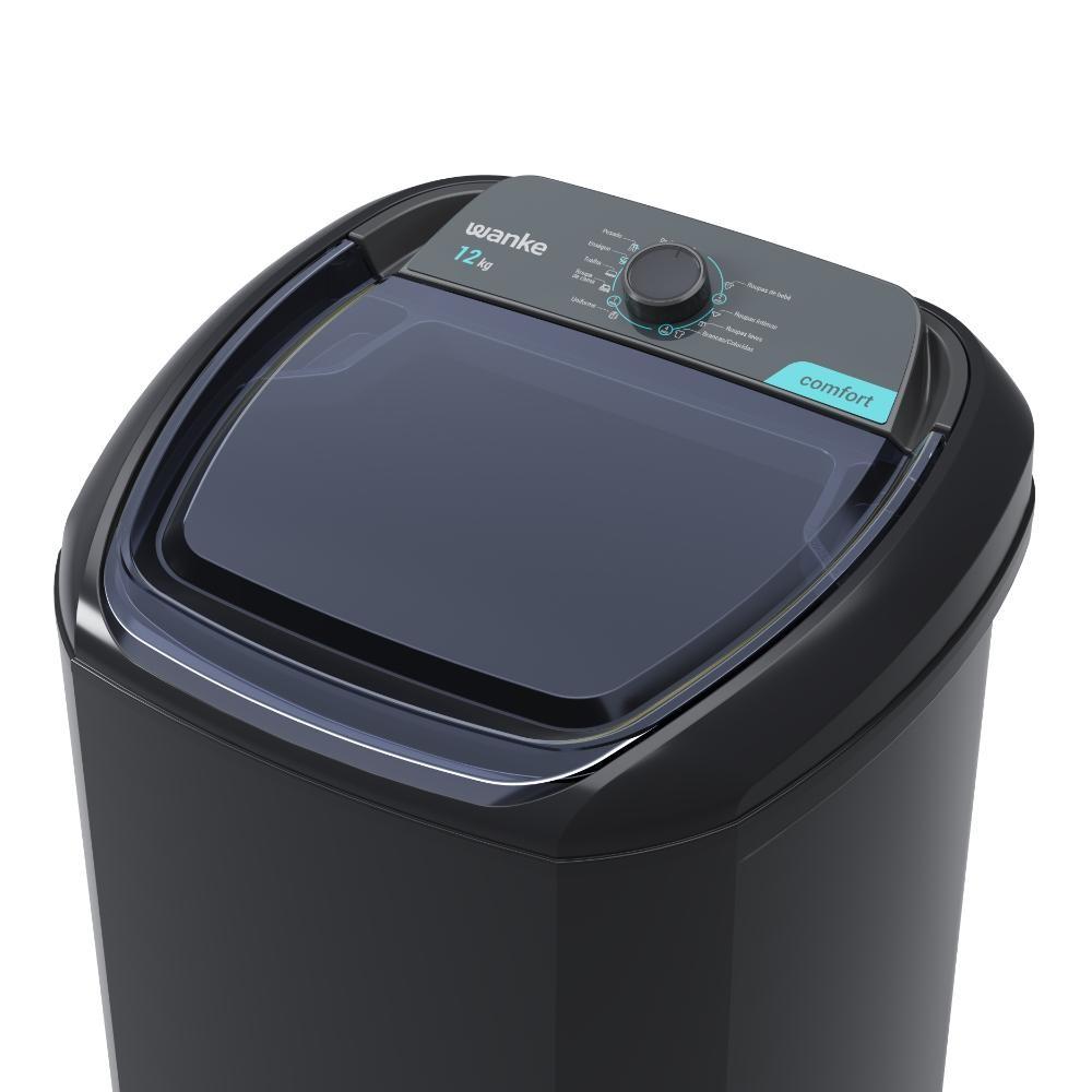 Tanquinho De Lavar Wanke 12kg Comfort Preto 127V