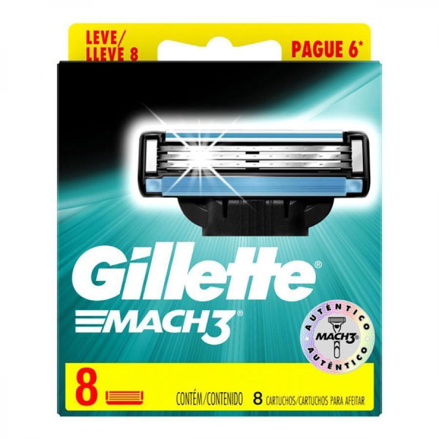 Lamina Gillette Mach 3 Leve 8 Pague 6 Unidades